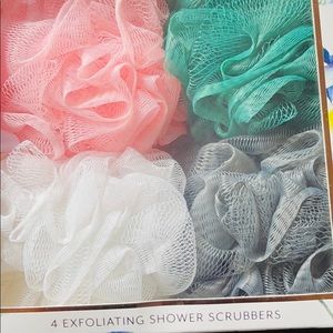 Set of 4 Bath Shower Loofah Sponge